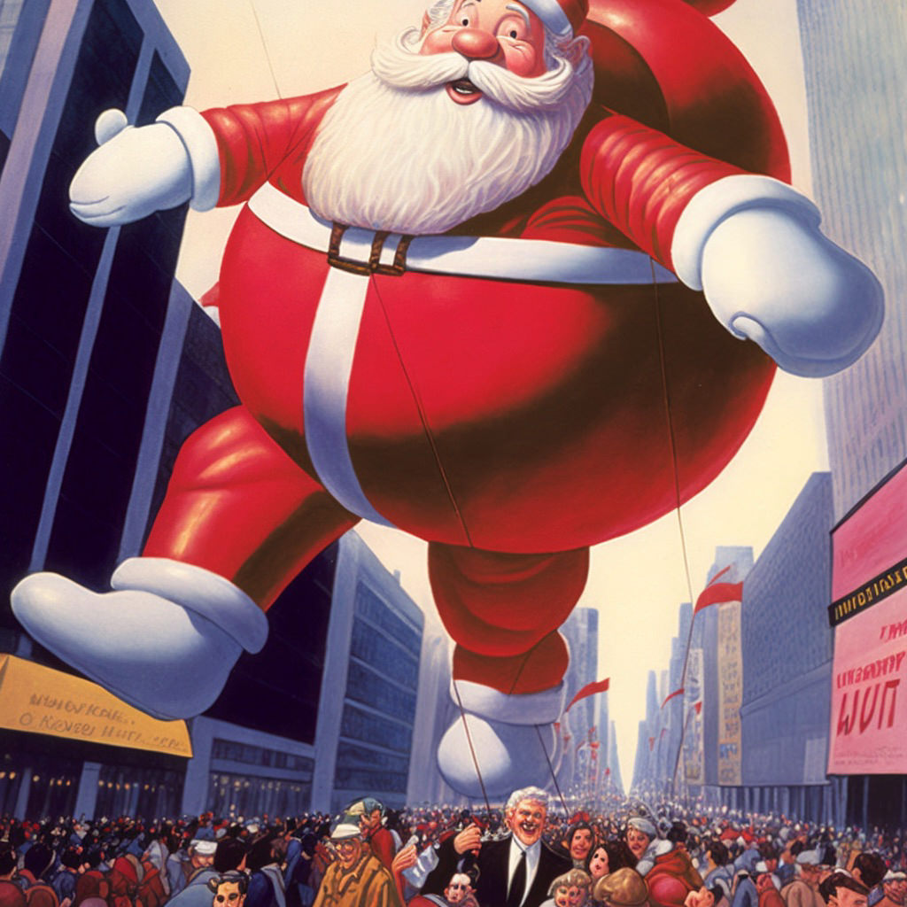 Parade Santa float