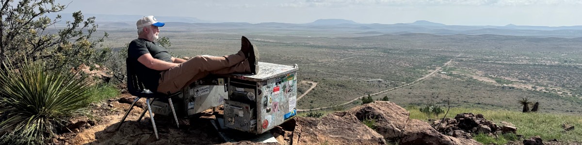 View from 'The Desk', in Alpine, Texas
